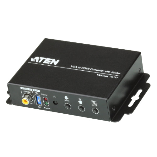 Aten Professional Converter VGA & 3.5mm Audio to HDMI Converter with Scaler Aten Professional Converter VGA & 3.5mm Audio to HDMI Converter with Scaler
